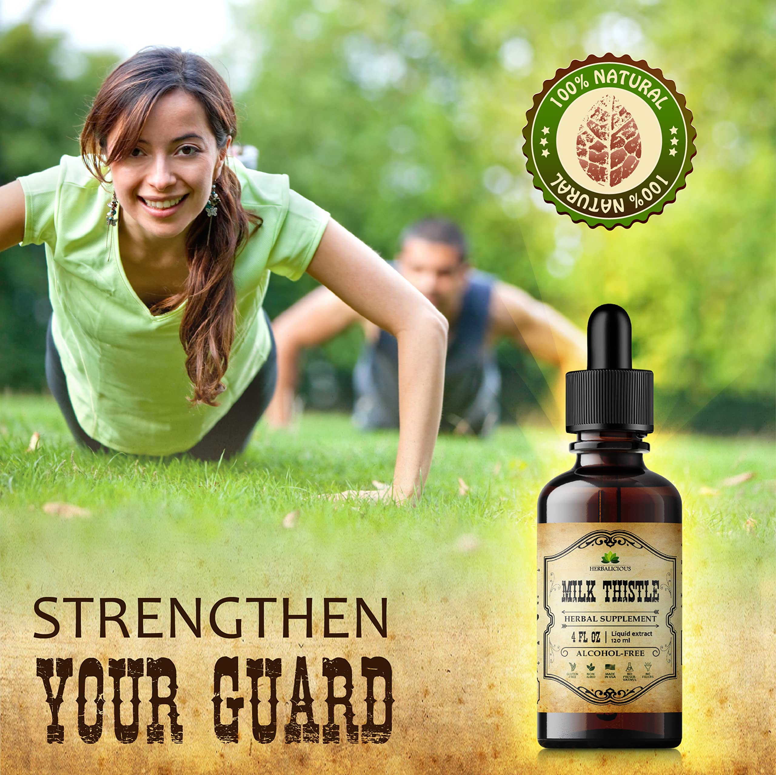 HERBALICIOUS dosage recommandé: 2 gouttes trois fois par jour pendant les repas.