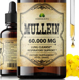 HERBALICIOUS Gouttes Molène – Bouteille, soutien respiratoire naturel au quotidien.