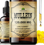Gouttes HERBALICIOUS Molène – bouteille pratique pour une respiration plus fluide