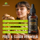 HERBALICIOUS Melange 8 champignons: gouttes pour synergie cognitive