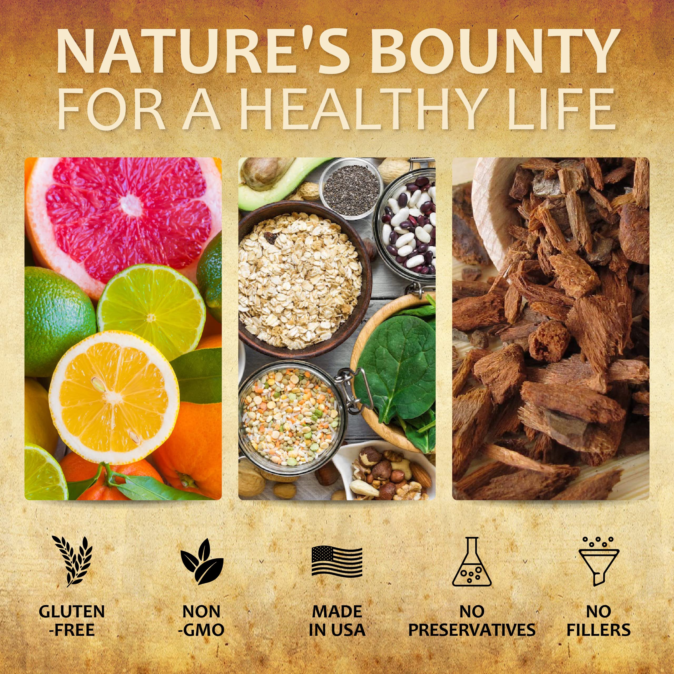 HERBALICIOUS Quinine Immune Guard – montage de capsules pour l’usage quotidien