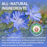 HERBALICIOUS racine chicorée – gelules: capsules faciles à avaler pour confort digestif.
