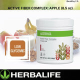 Herbalife Active Fiber Complex Pomme: mélange poudre homogène pour texture fluide.