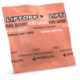 Herbalife Effervescent Energie fruit tropical se dissolvant rapidement dans l'eau.