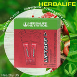 Herbalife Liftoff dose-cafeine-guarana: stimulation légère et nette.