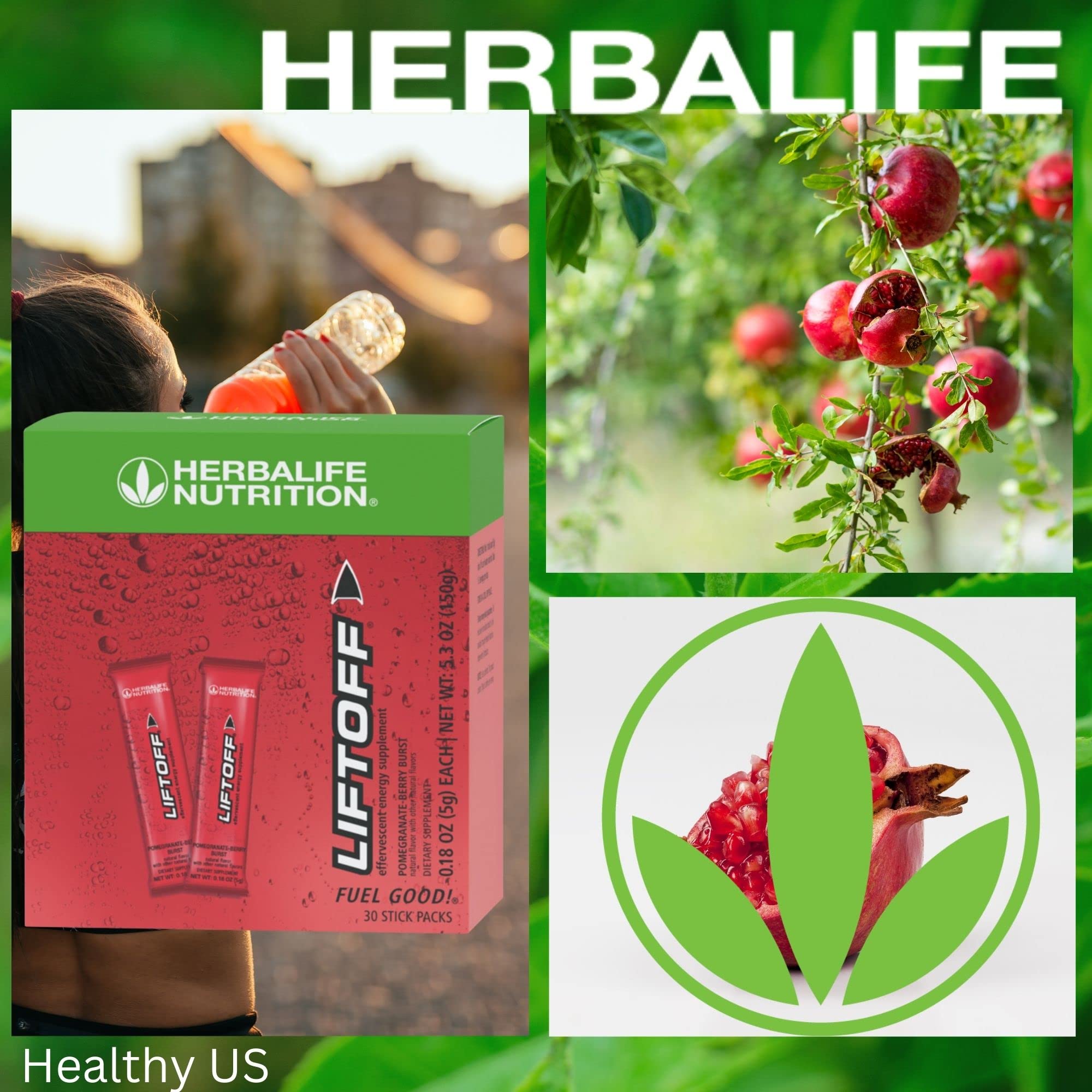 Herbalife Liftoff taurine-inositol: énergie ciblée pour l'après-midi.