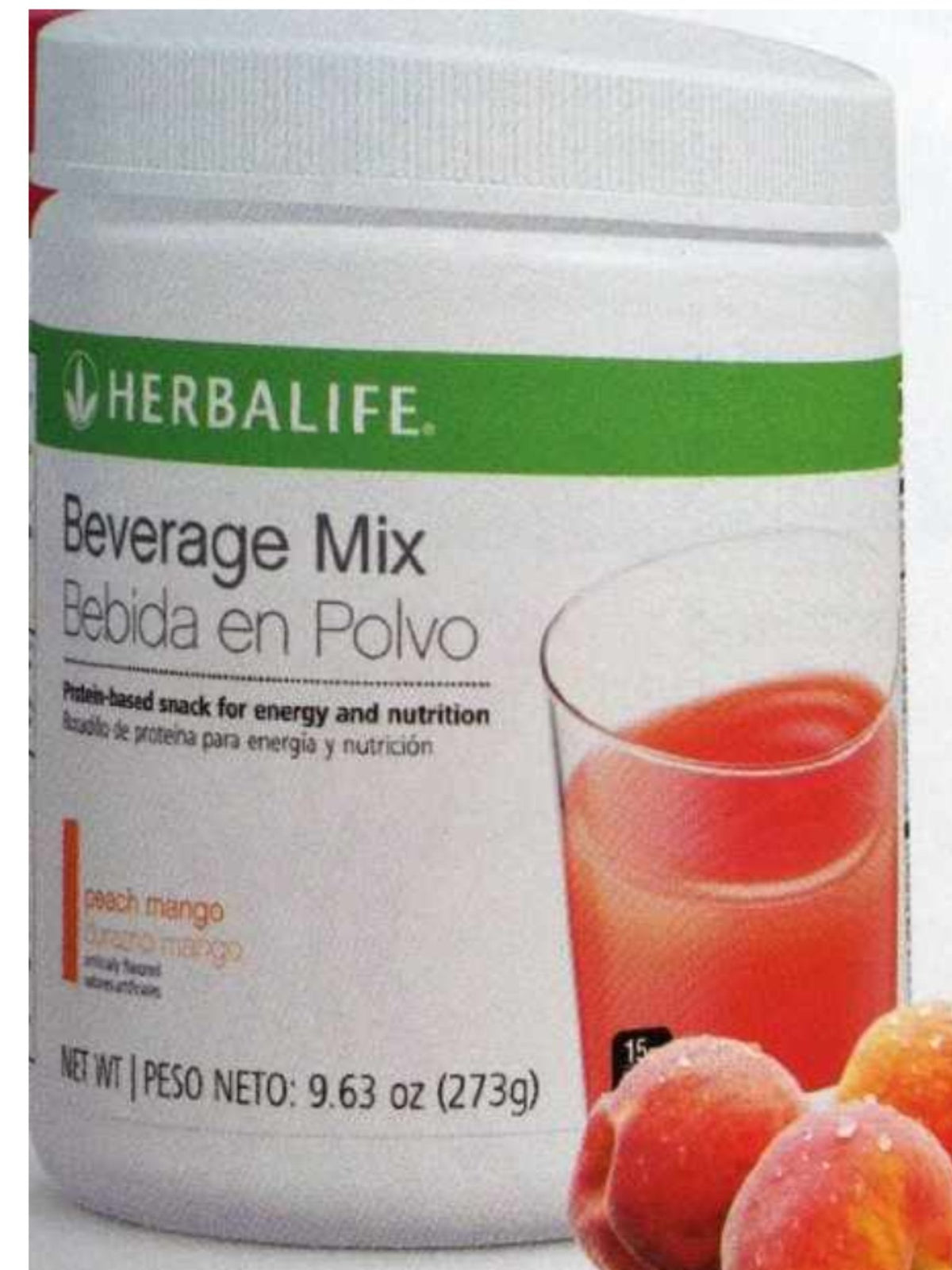 Herbalife Mélange Pêche Mango: boisson rafraîchissante, faible en calories.