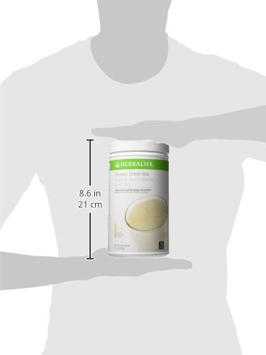 Herbalife mélange protéiné vanille, préparation-mélange facile pour une collation équilibrée.