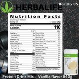 Herbalife Protein Drink Mix Vanille préparation rapide pour énergie quotidienne.