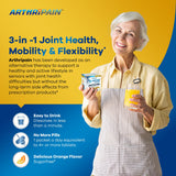 Etiquette Arthripain: fabriqué aux États-Unis et conforme cgmp