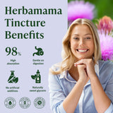Herbamama gouttes absorption rapide, bénéfice potentiel après ingestion.