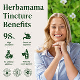 HERBAMAMA Bacopa Monnieri – flacon doseur pratique pour doser quotidiennement