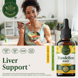 HERBAMAMA Dandelion Root Tincture - goutte-pipette: absorption rapide et pratique.