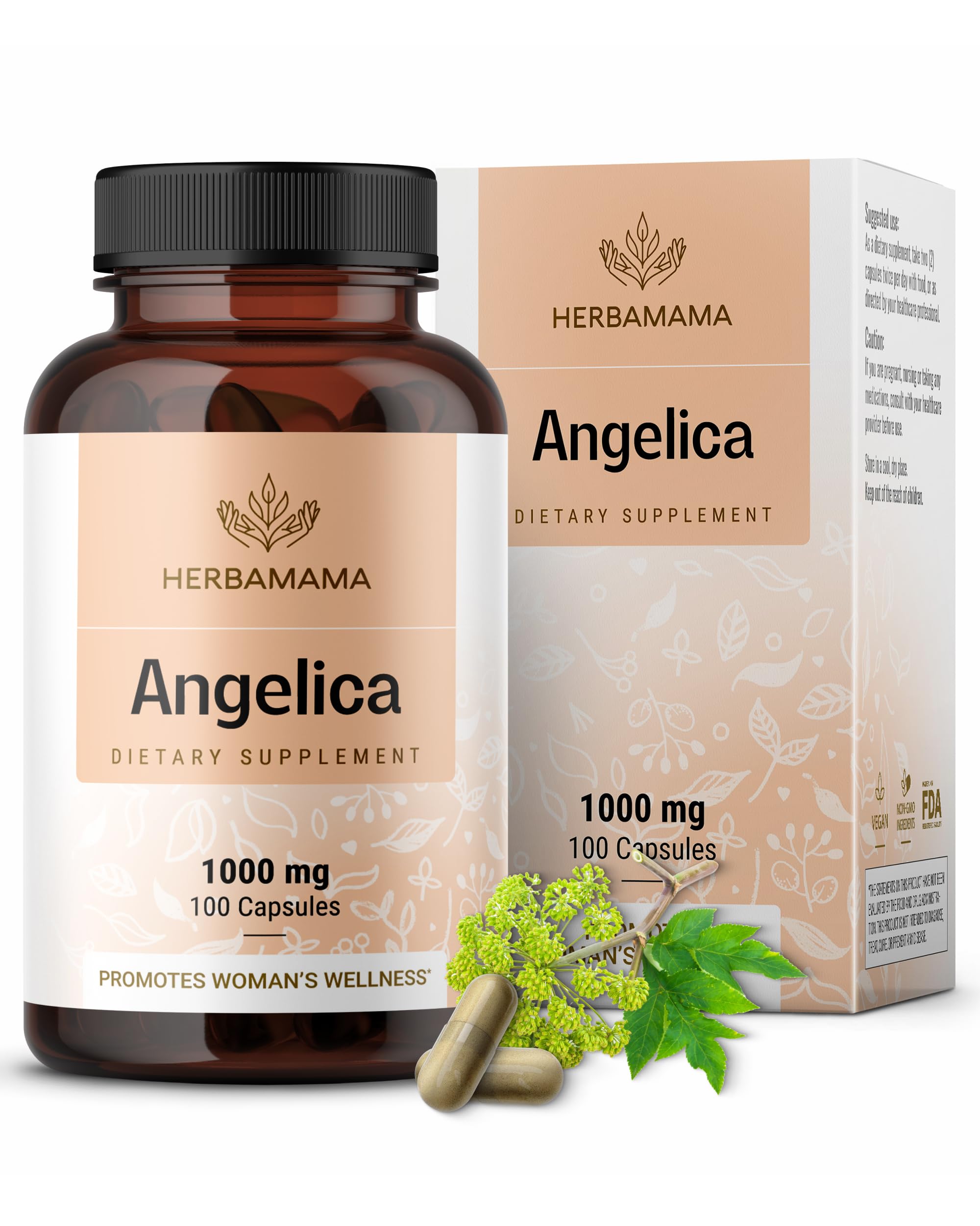 HERBAMAMA Dong Quai : bouteille visible pour un soutien féminin naturel au quotidien.