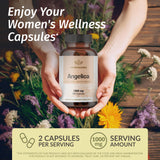 Capsules HERBAMAMA Dong Quai visibles, faciles à intégrer dans votre routine.