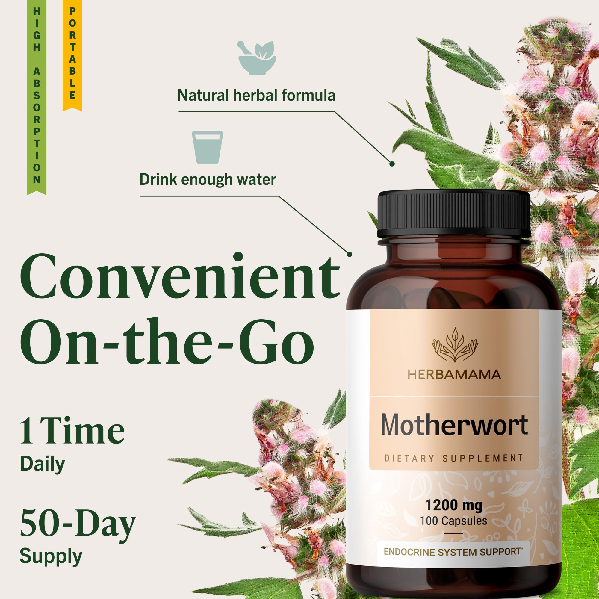 Herbamama Mélilot Officinal usage quotidien en capsule pratique à emporter