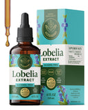 Bouteille Herbamama teinture Lobelia, soutien respiratoire quotidien.