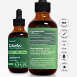 HERBANA coriandre extrait liquide: pipette précise pour dosage quotidien.