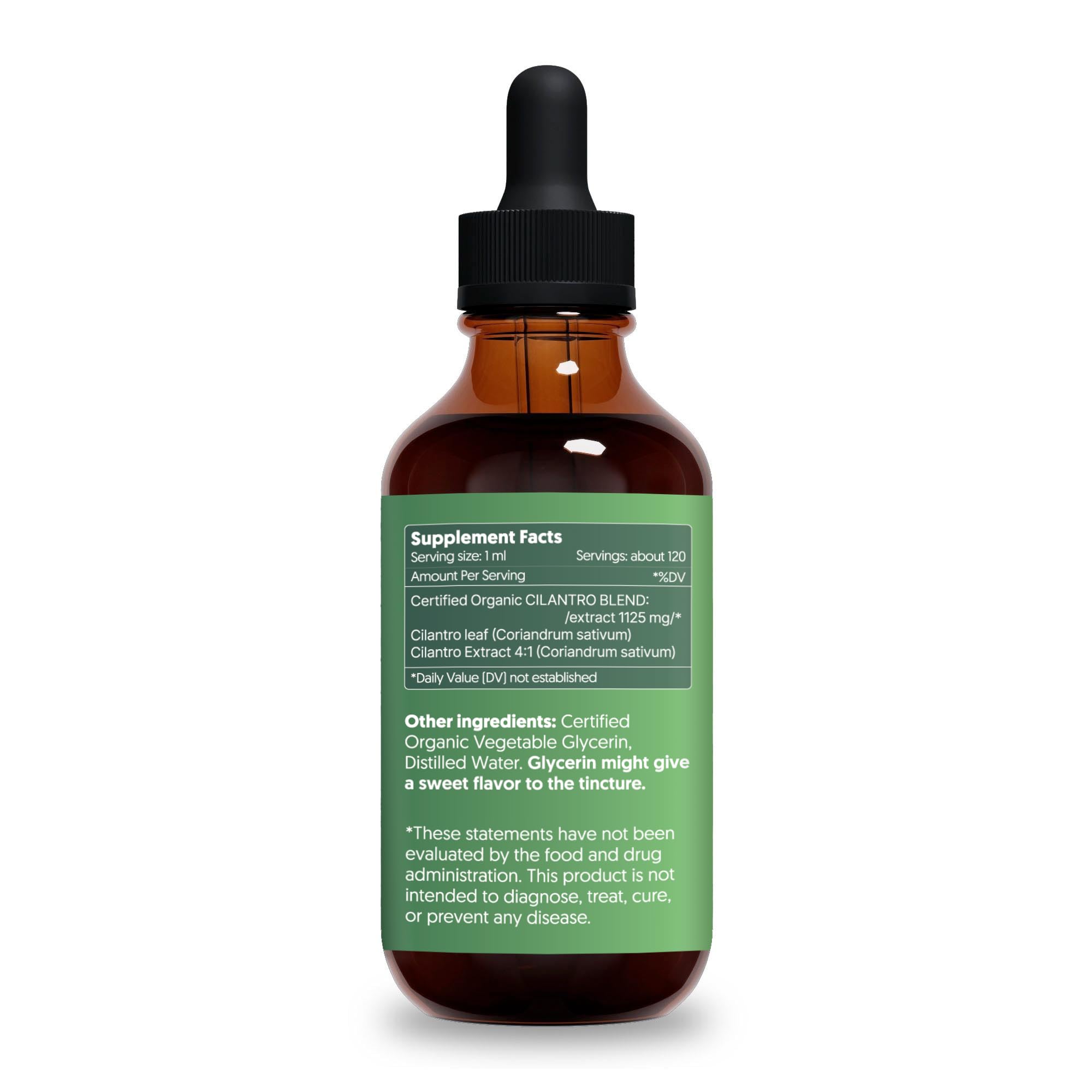 HERBANA coriandre extrait liquide: feuilles fraîches et arôme naturel.