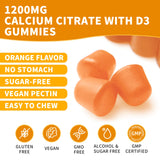 Herbance Calcium Citrate Gummies D3, absorption améliorée et soutien musculaire