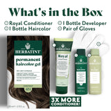 Extraits d’herbes biologiques dans Herbatint 6N Blond Foncé pour une couleur harmonieuse