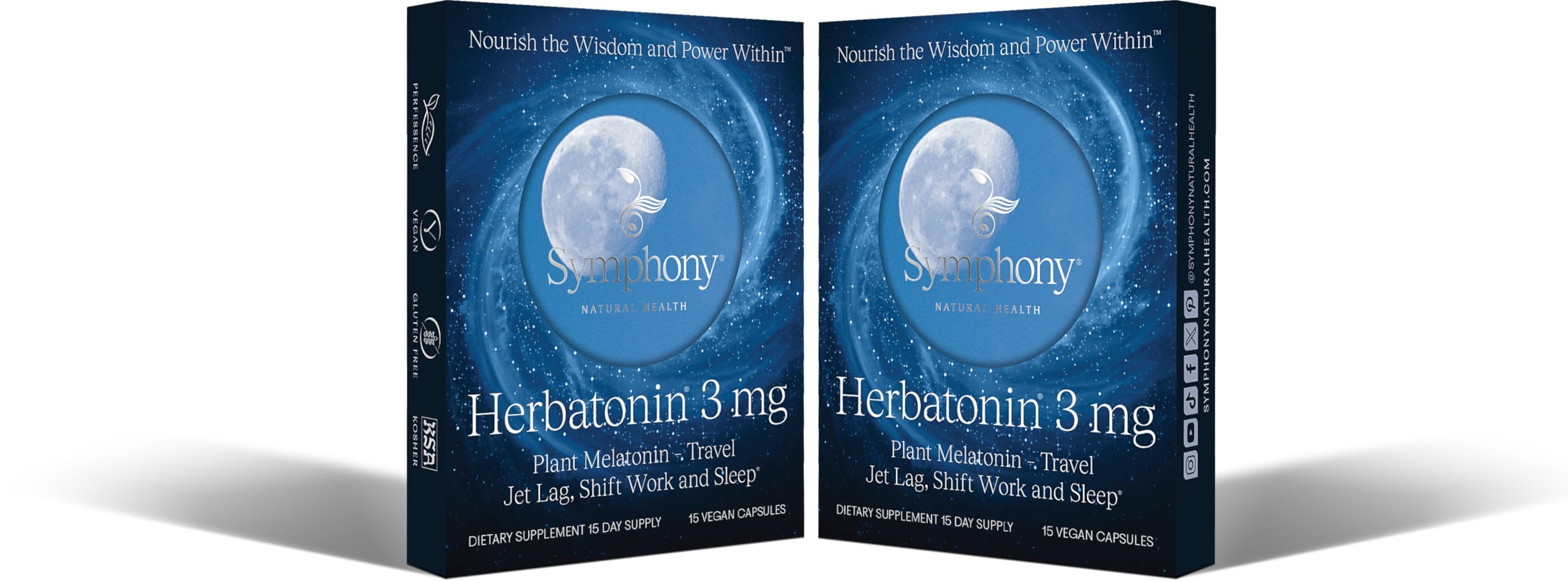 Herbatonin, capsules veganes: soutien naturel au sommeil et au rythme circadien.