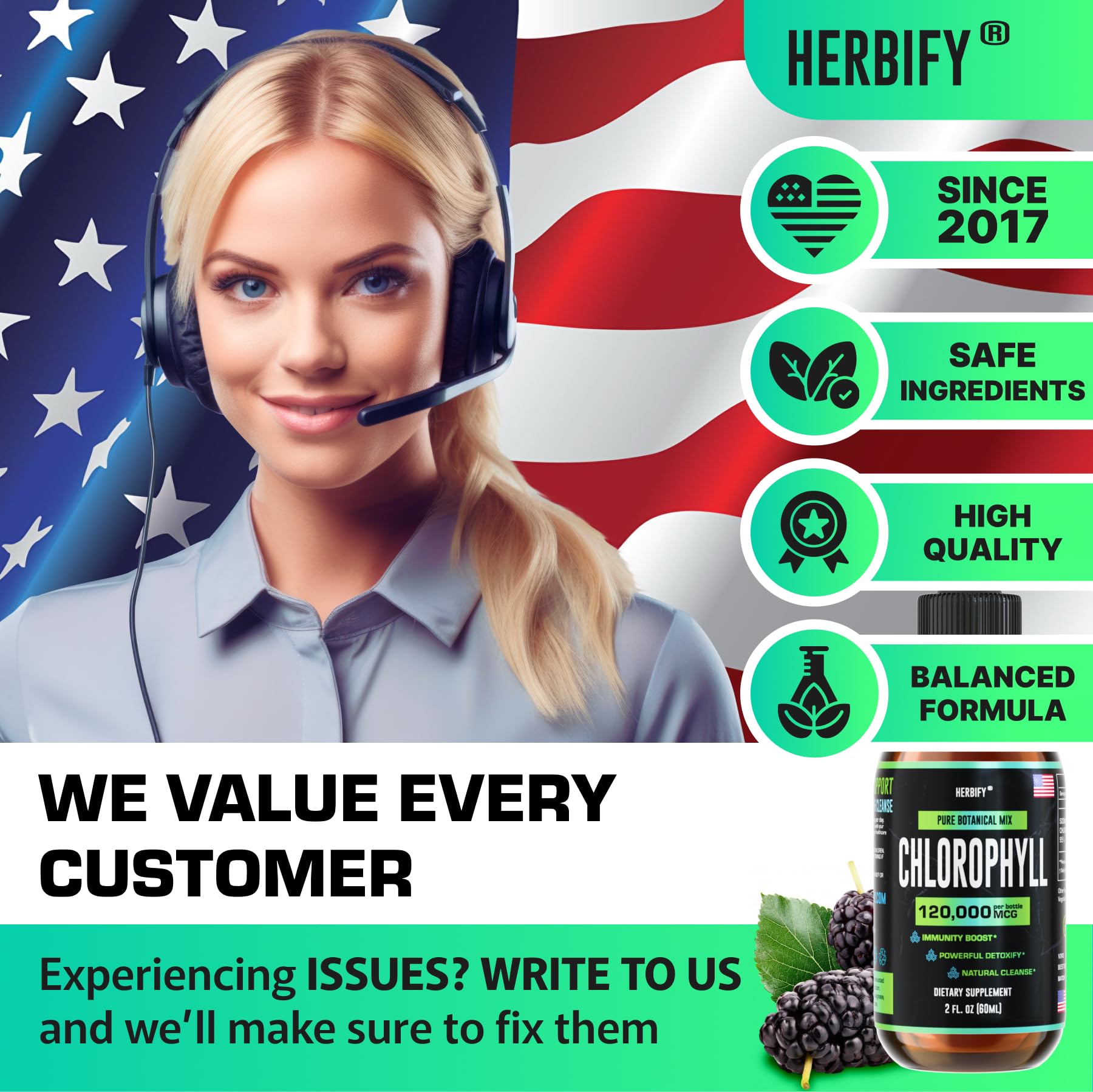 Utilisation quotidienne des gouttes HERBIFY, haleine potentiellement plus fraîche.