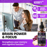 HERBIFY Crinière de Lion – étiquette saveur raisin, qualité.