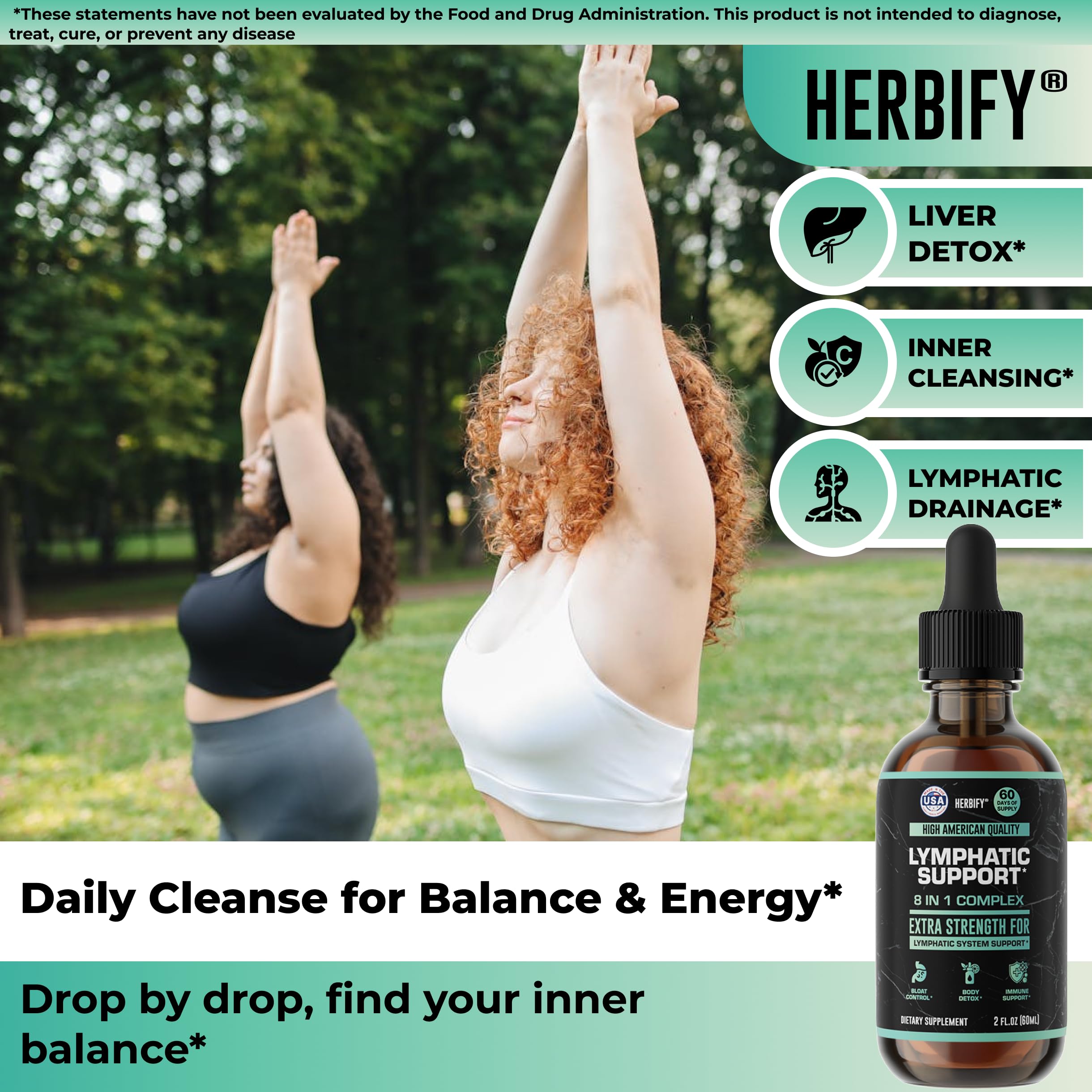 Prises quotidiennes HERBIFY – absorption rapide dans votre boisson.