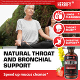 HERBIFY Mullein Drops, emballage soigné, signe de qualité et traçabilité.