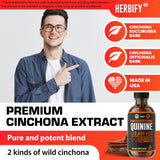 HERBIFY Quinine Teinture – flacon ambré prêt à l’emploi quotidien.