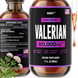 Gouttes HERBIFY valeriane dans la bouteille, favorisant un sommeil paisible.