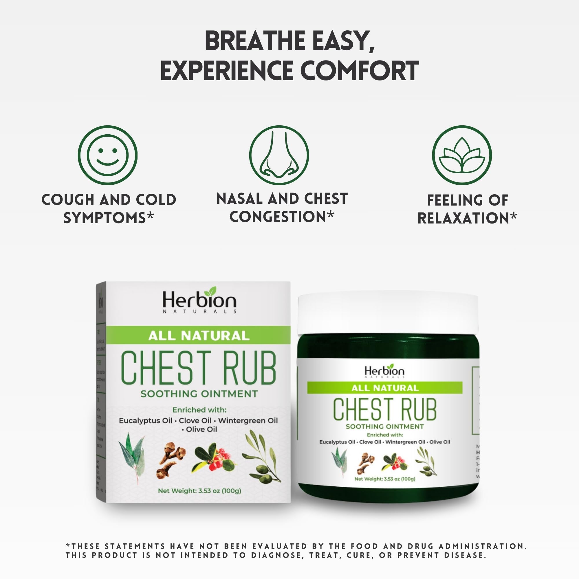 HERBION Naturals aromatherapie eucalyptus pour inhalation douce.