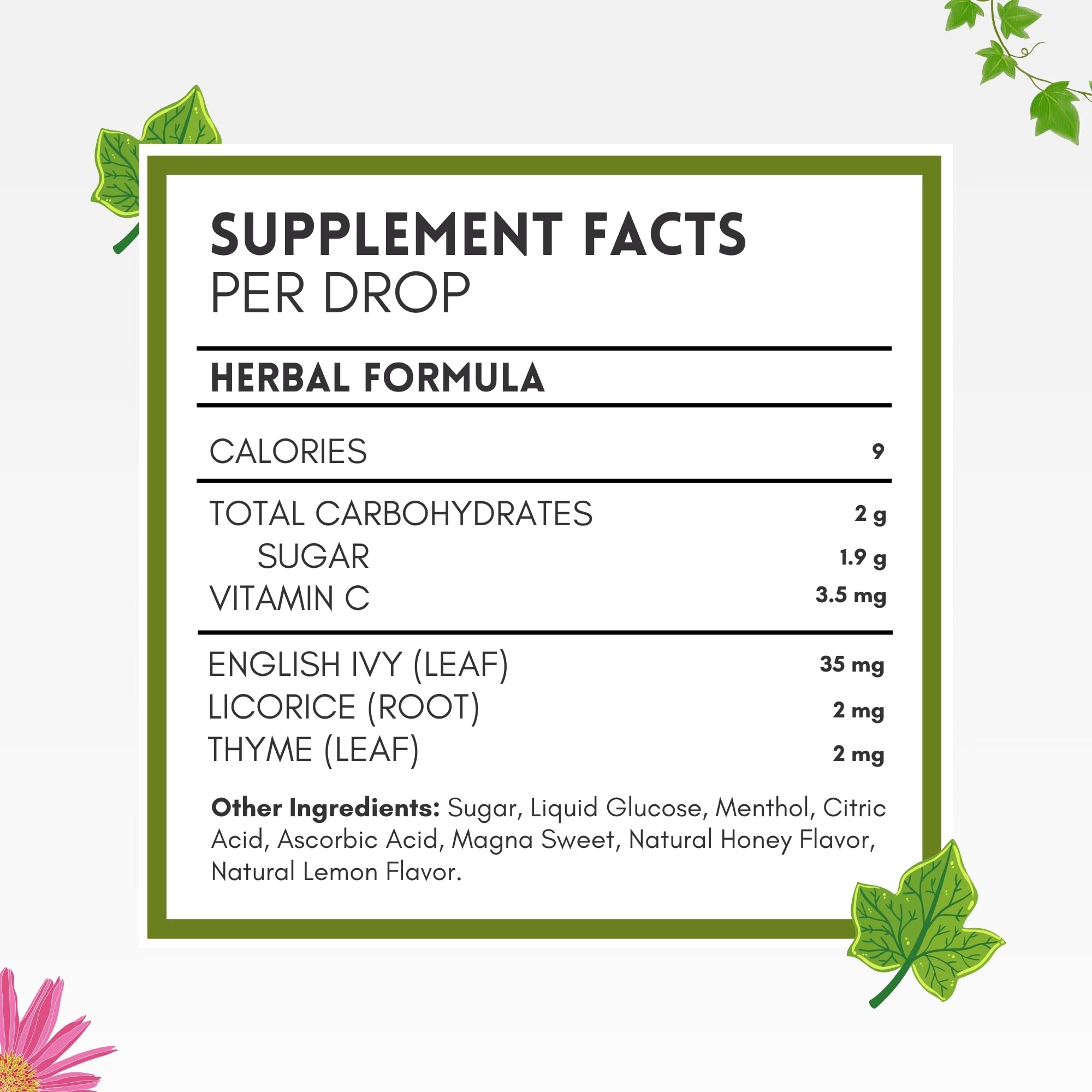 Herbion Naturals: arôme miel-citron, goût naturel et agréable