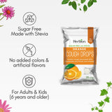Arôme orange et menthol HERBION Naturals, goût agréable pour apaiser la toux