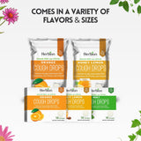 Pastilles Herbion Naturals avec menthol pour une sensation rafraîchissante