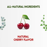 Saveur cerise naturelle des pastilles HERBION Naturals.