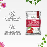 Utilisation nomade des pastilles HERBION Naturals pour gorge irritée.