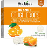 HERBION Naturals pastilles orange, emballage pratique pour le quotidien.
