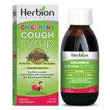 HERBION Naturals sirop toux enfant, bouteille: peut aider à apaiser la gorge et faciliter la respiration.