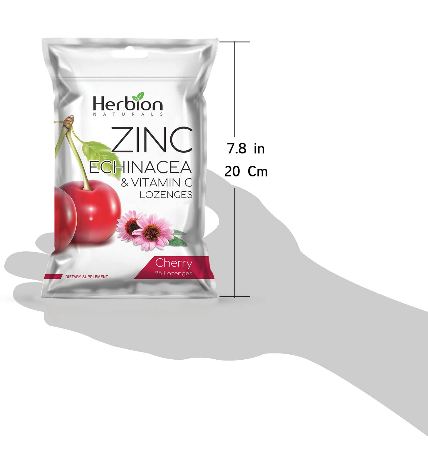 HERBION pastilles cerise arôme naturel, dégustation agréable et naturelle.