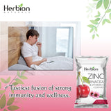 HERBION pastilles cerise sans colorants artificiels pour une option naturelle.