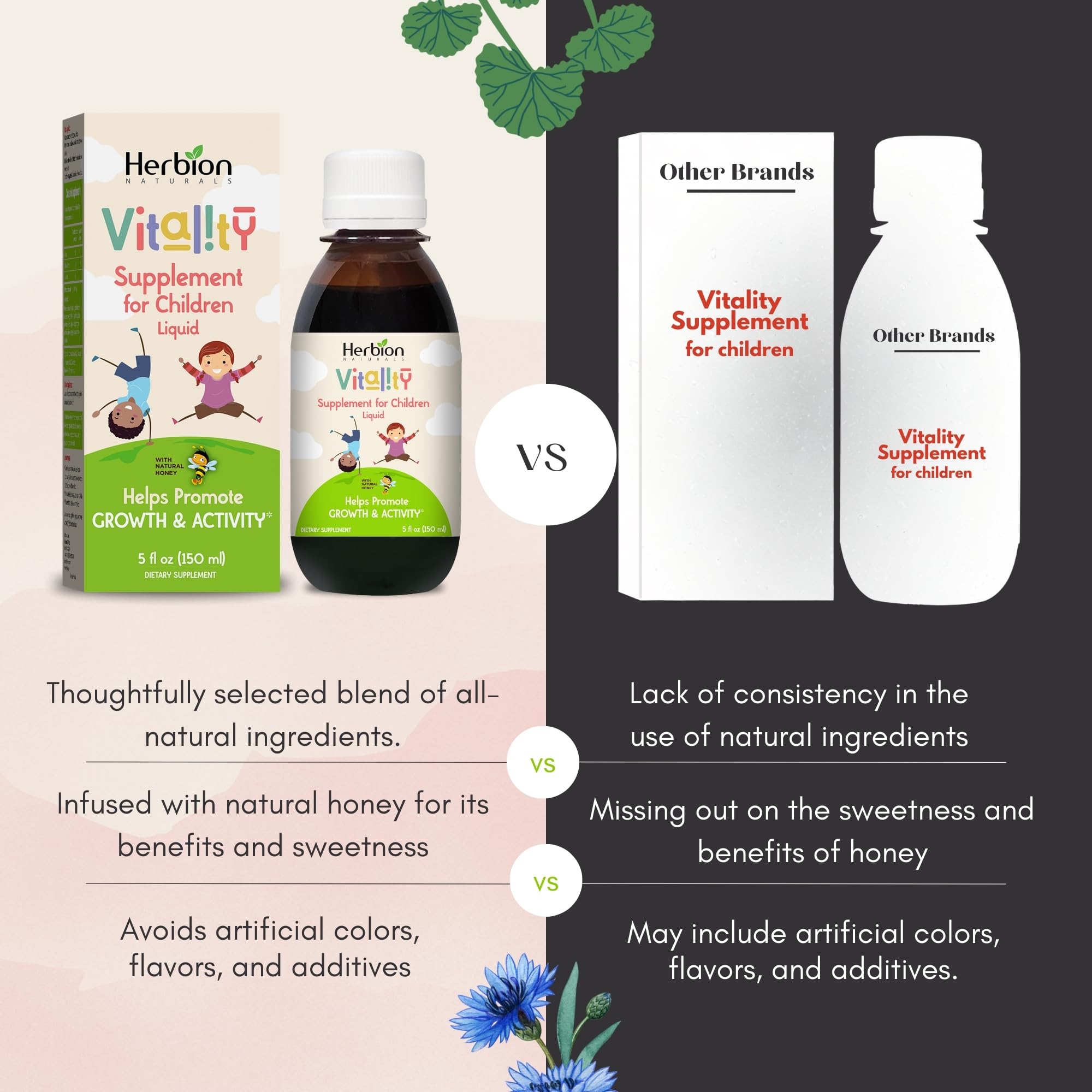 HERBION Vitalité Enfants - Énergie : apporte un coup de boost quotidien.