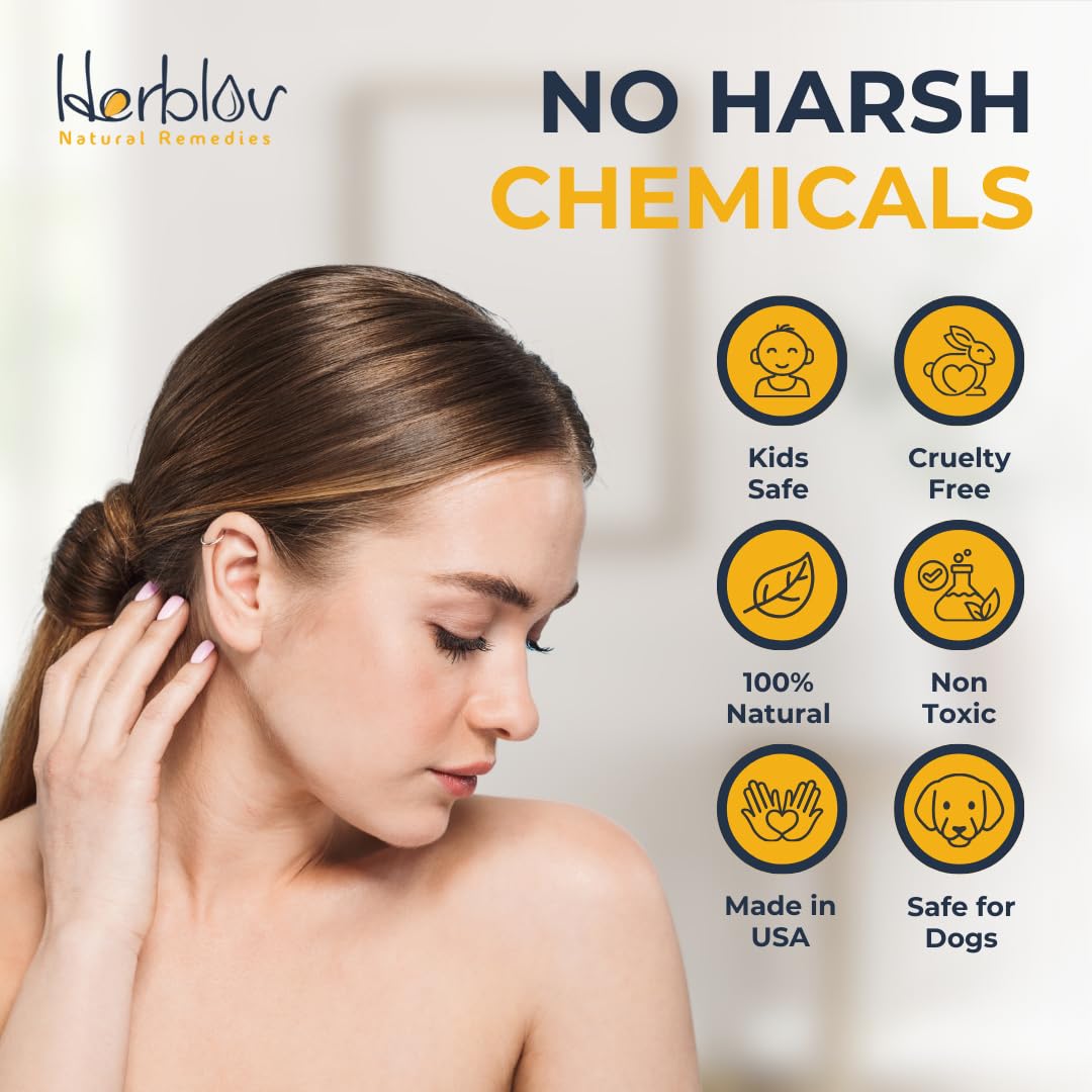 Herblov usage animaux chiens et chats—adapté pour les oreilles des compagnons.