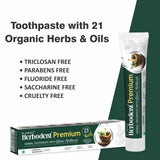 Herbodent Premium Ingrédients Naturels, mélange d’herbes pour haleine fraîche.
