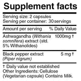 Herbolab Ashwagandha KSM66 étiquette qualite : traçabilité et pureté assurées.