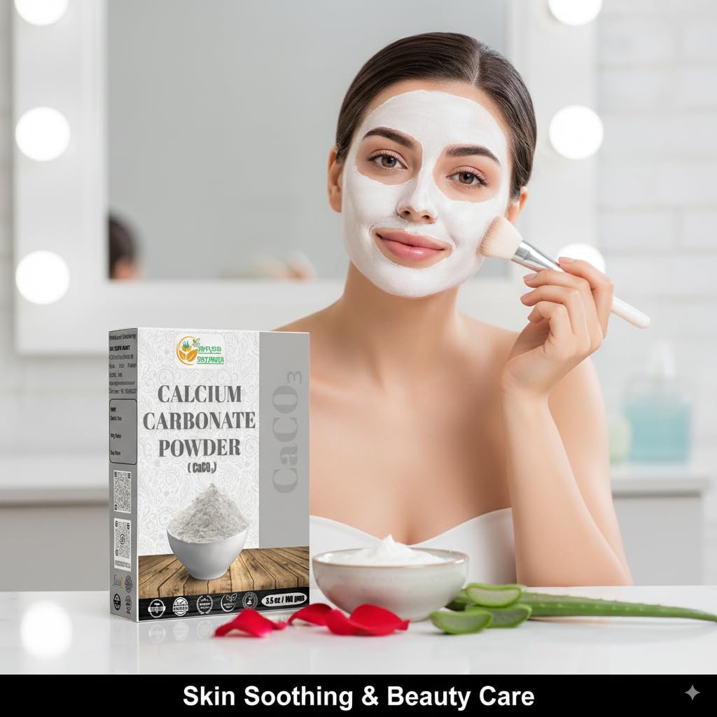 Herbs Botanica Calcium Carbonate, poudre au goût neutre, idéale pour cuisiner sans changer les saveurs.