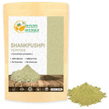 Herbs Botanica Poudre Shankhpushpi boîte, soutien potentiel à la concentration.