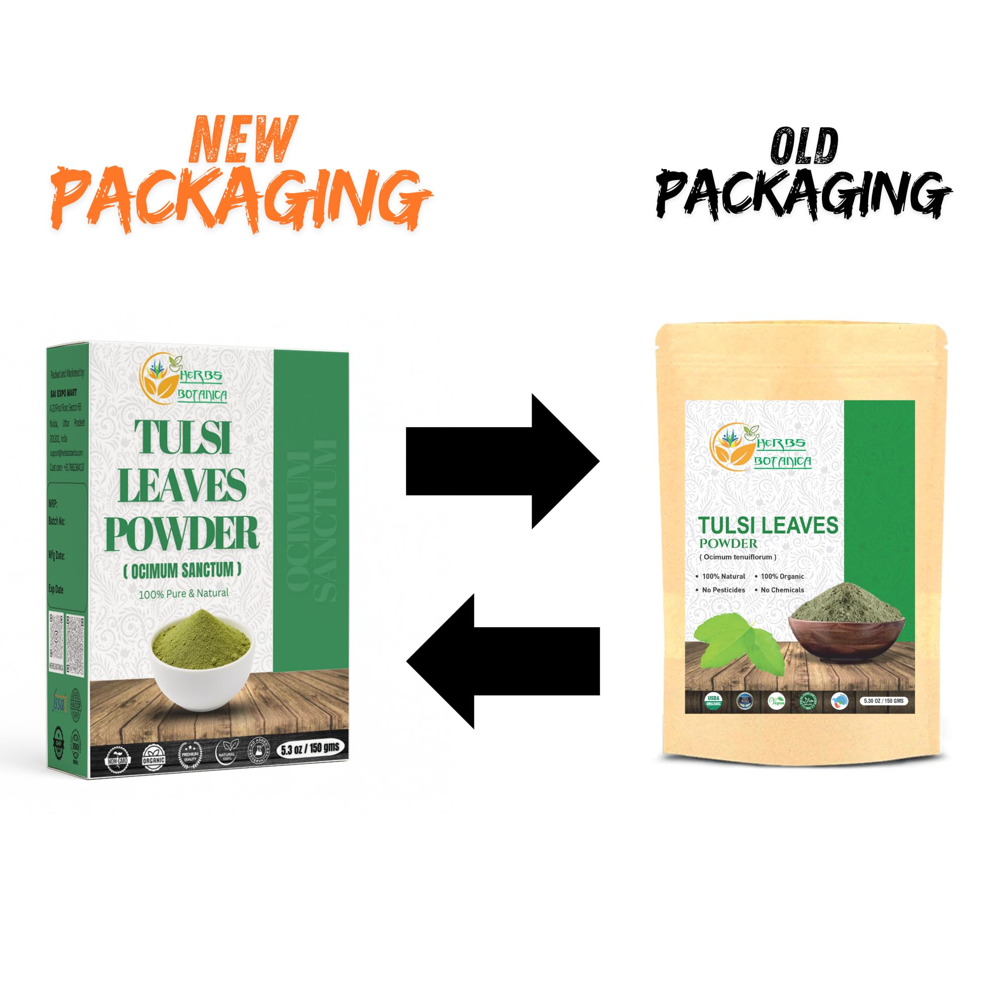 Infusion Tulsi de Herbs Botanica pour une détente naturelle après le travail.