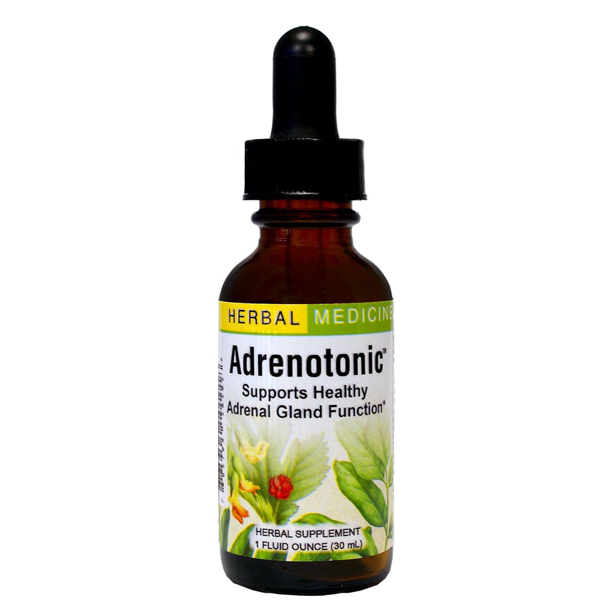Herbs Etc. Adrenotonic: bouteille et capsules molles, soutien potentiel d'énergie quotidienne.